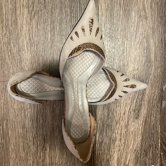 Anya Hindmarch kitten Heel Pumps/shoes size 41/11 made in Italy - Picture 10 of 11